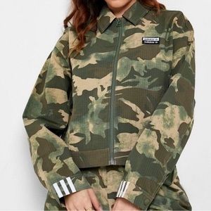 Adidas Textured Track Jacket S NWOT